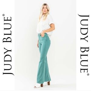 Judy Blue Teal Flare Jeans